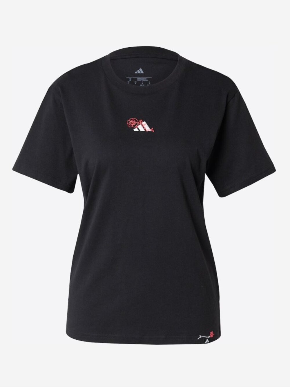 🪩 2/20 Adidas Black Rose Graphic Tee XL